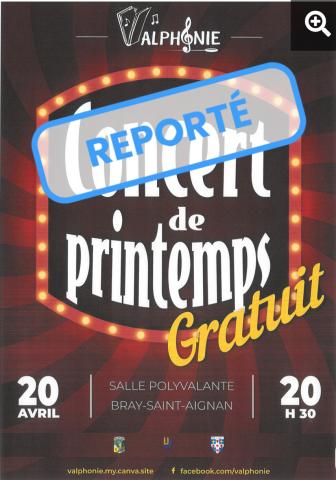 CONCERT DE PRINTEMPS REPORTE